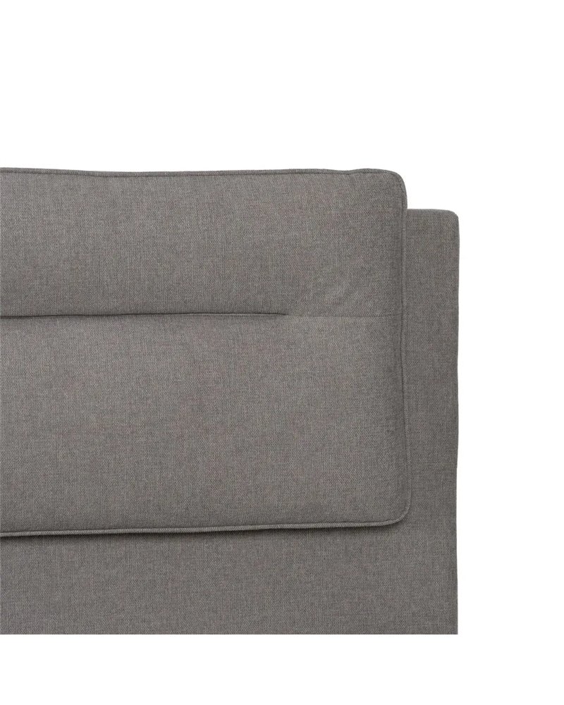 CAMA CANAPÉ GRIS TEJIDO DORMITORIO 164 X 214 X 110 CM
