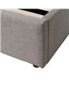 CAMA CANAPÉ GRIS TEJIDO DORMITORIO 164 X 214 X 110 CM