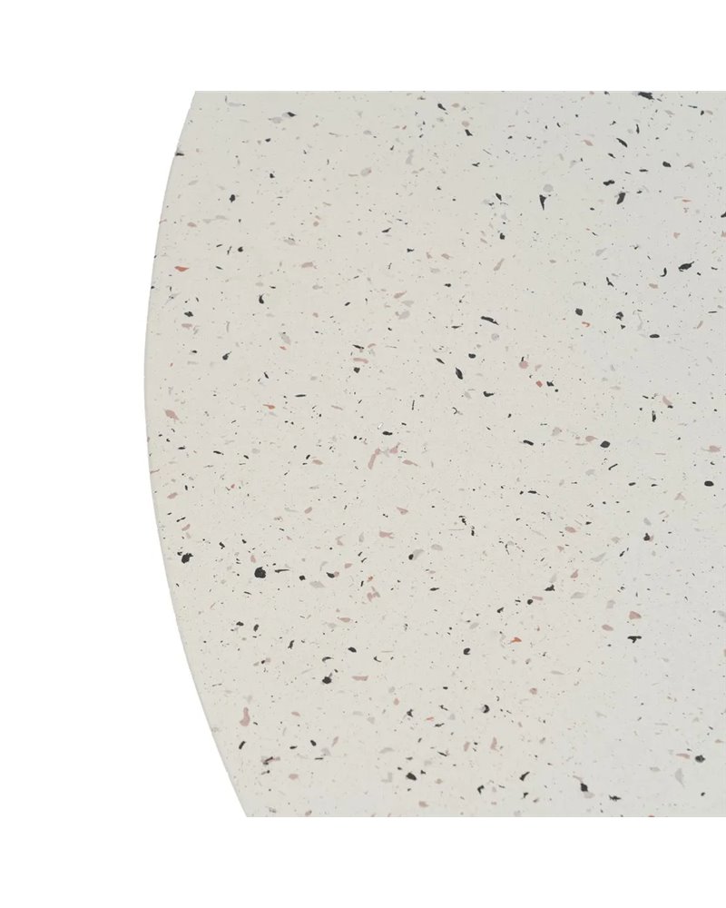 MESA CENTRO BLANCO FIBRA DE MAGNESIO 90 X 90 X 40 CM
