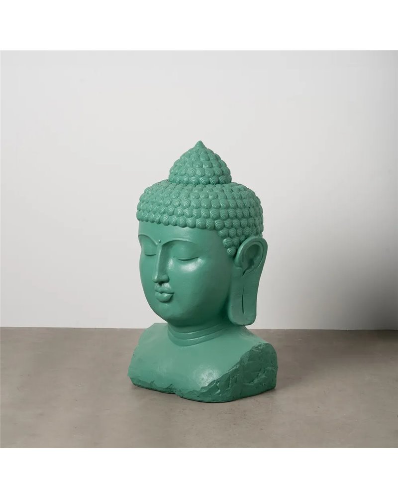 ESCULTURA BUDA TURQUESA RESINA 60,50 X 56 X 108 CM
