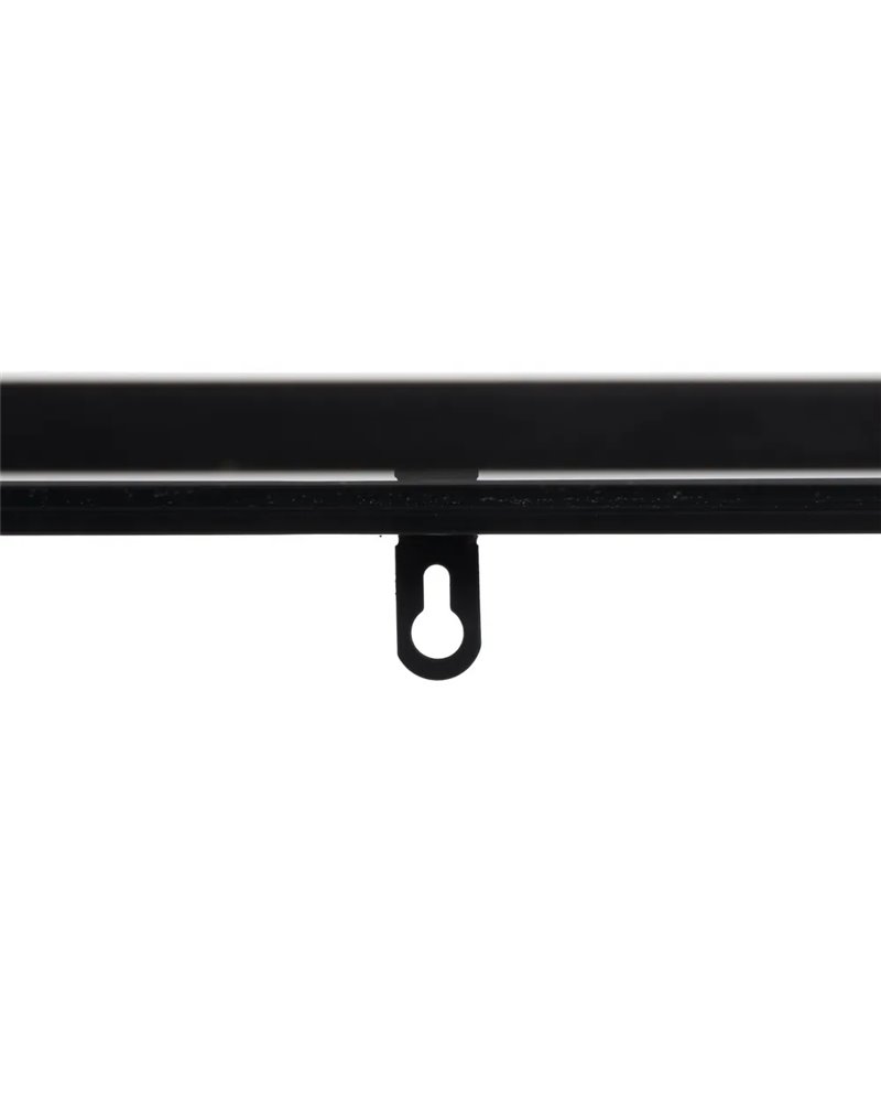 CONSOLA NEGRO METAL-CRISTAL 100 X 30 X 70 CM