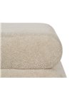 PUF BEIGE TEJIDO SALÓN 51 X 47 X 45 CM