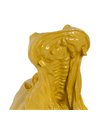 FIGURA HIPOPÓTAMO AMARILLO RESINA 66 X 25,50 X 51 CM