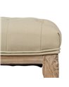 BANQUETA NATURAL-BEIGE TEJIDO-MADERA 110 X 36 X 47 CM