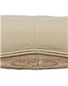 BANQUETA NATURAL-BEIGE TEJIDO-MADERA 110 X 36 X 47 CM
