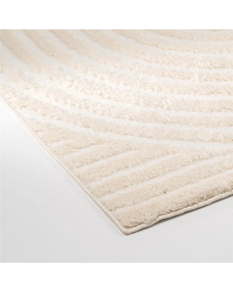 ALFOMBRA BEIGE 60% POLIÉSTER- 40% JUTE 160 X 230 CM