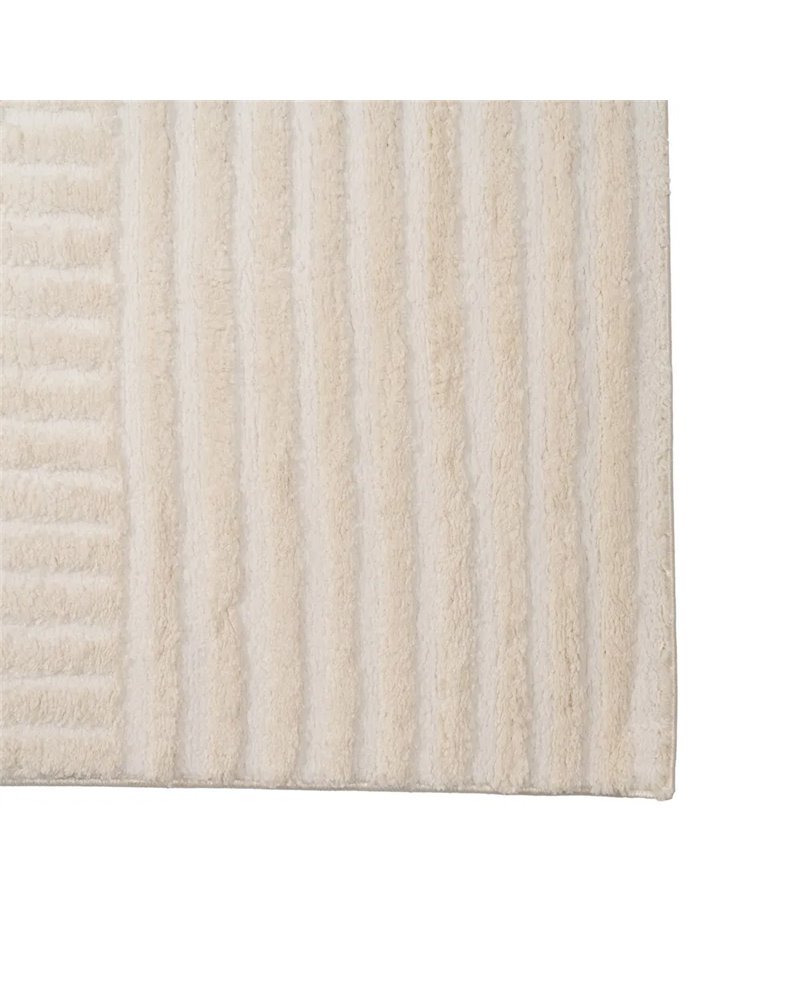 ALFOMBRA BEIGE 60% POLIÉSTER- 40% JUTE 160 X 230 CM