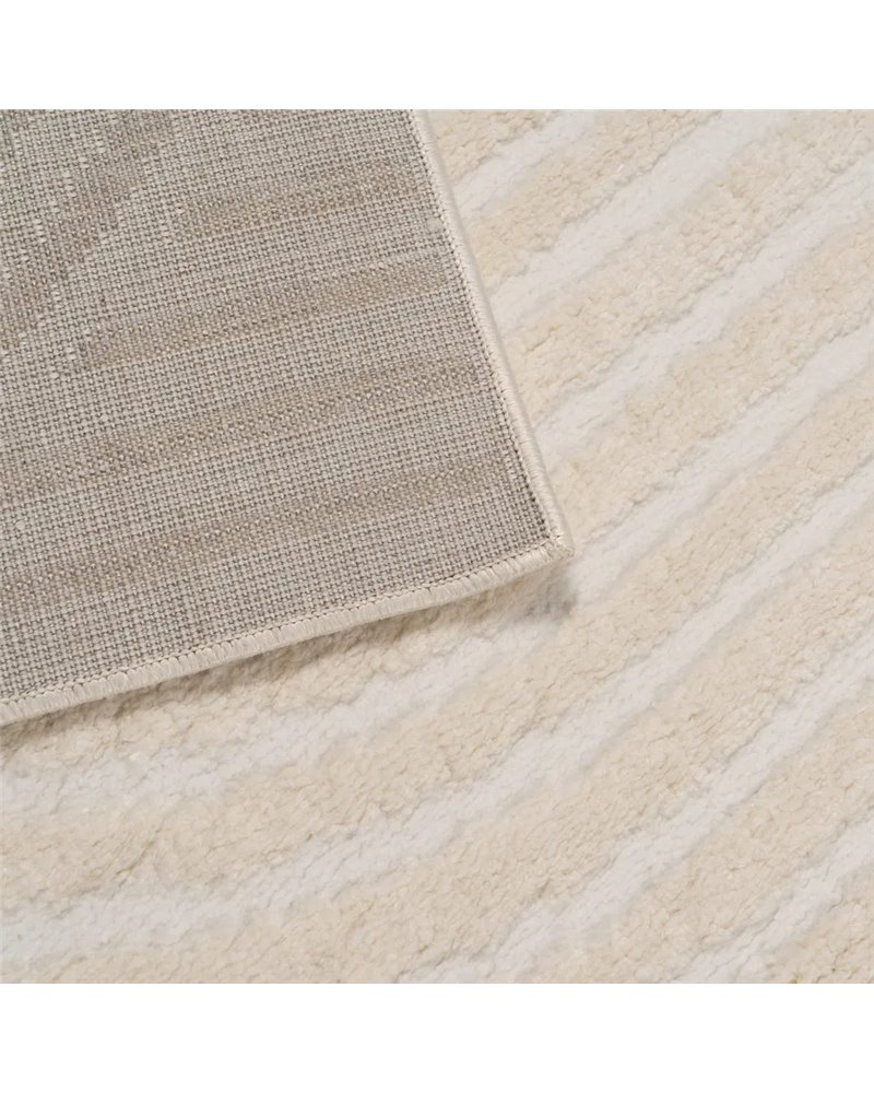 ALFOMBRA BEIGE 60% POLIÉSTER- 40% JUTE 160 X 230 CM
