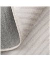 ALFOMBRA GEOMÉTRICO BEIGE VISCOSA 200 X 300 CM