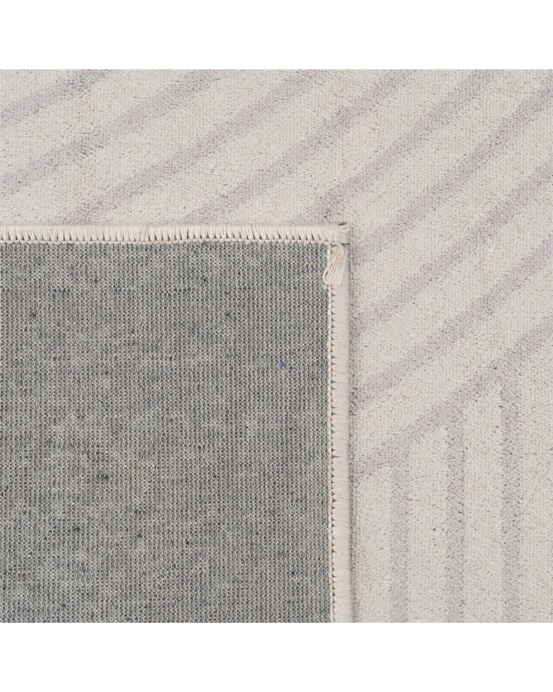ALFOMBRA GEOMÉTRICO BEIGE VISCOSA 200 X 300 CM
