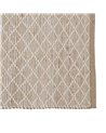 ALFOMBRA BLANCO-NATURAL YUTE-ALGODÓN 80 X 150 CM