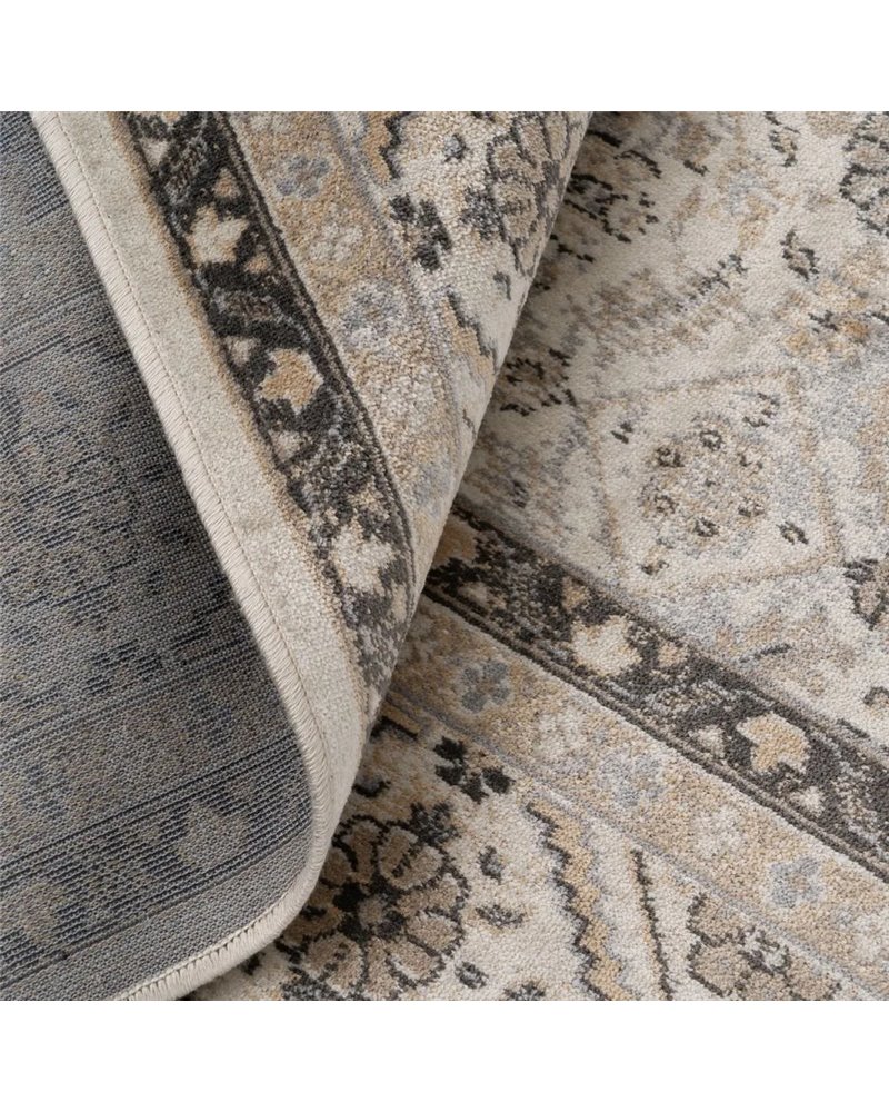 ALFOMBRA ESTAMPADO GRIS VISCOSA 200 X 300 CM