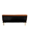 SOFÁ-CAMA NARANJA MADERA DECORACIÓN 175 X 84 X 73 CM