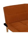SOFÁ-CAMA NARANJA MADERA DECORACIÓN 175 X 84 X 73 CM