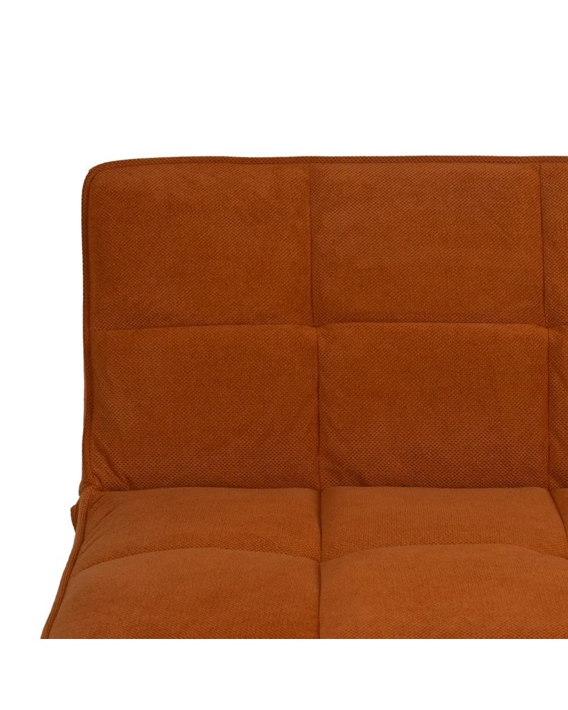 SOFÁ-CAMA NARANJA MADERA DECORACIÓN 175 X 84 X 73 CM