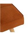 SOFÁ-CAMA NARANJA MADERA DECORACIÓN 175 X 84 X 73 CM