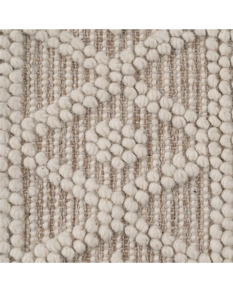 ALFOMBRA CREMA TEJIDO DECORACIÓN 200 X 300 CM