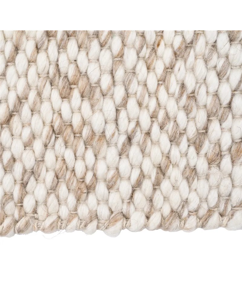 ALFOMBRA CREMA TEJIDO DECORACIÓN 250 X 350 CM
