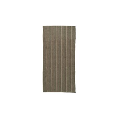 ALFOMBRA NATURAL-VERDE YUTE-ALGODÓN 80 X 150 CM