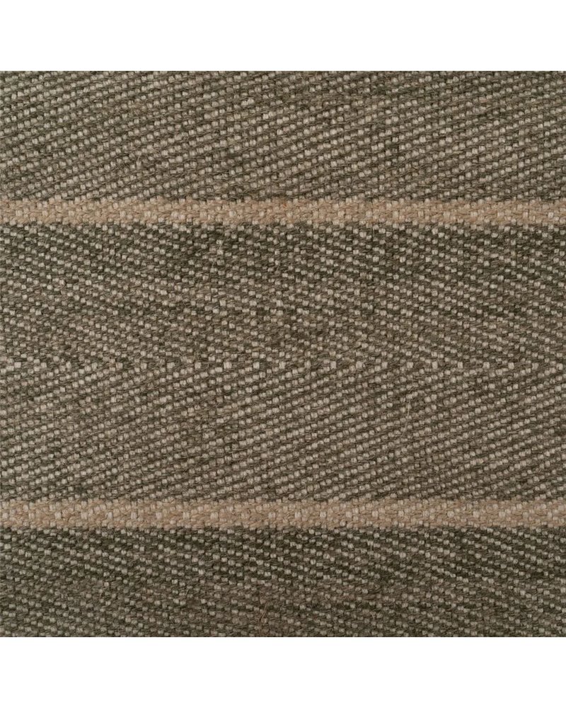 ALFOMBRA NATURAL-VERDE YUTE-ALGODÓN 80 X 150 CM
