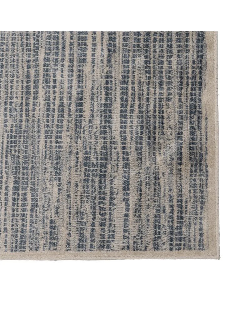 ALFOMBRA BEIGE-AZUL VISCOSA 200 X 300 CM