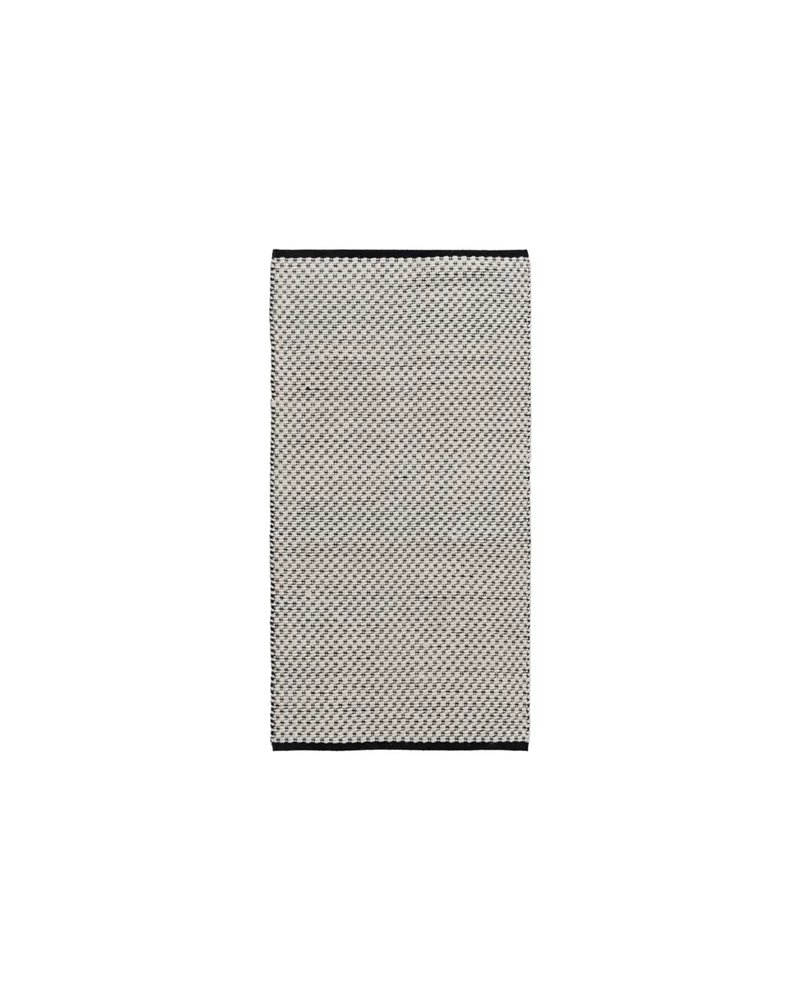 ALFOMBRA BLANCO-NEGRO TEJIDO DECORACIÓN 80 X 150 CM ALFOMBRA BLANCO-NEGRO TEJIDO DECORACIÓN 80 X 150 CM