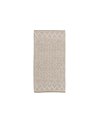 ALFOMBRA CREMA TEJIDO DECORACIÓN 80 X 150 CM