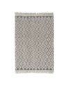 ALFOMBRA BLANCO-NEGRO TEJIDO DECORACIÓN 200 X 300 CM