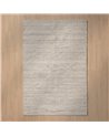ALFOMBRA GRIS TEJIDO DECORACIÓN 160 X 230 CM