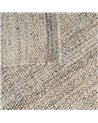 ALFOMBRA GRIS TEJIDO DECORACIÓN 160 X 230 CM