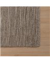 ALFOMBRA MARRÓN TEJIDO DECORACIÓN 80 X 150 CM