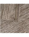 ALFOMBRA MARRÓN TEJIDO DECORACIÓN 160 X 230 CM