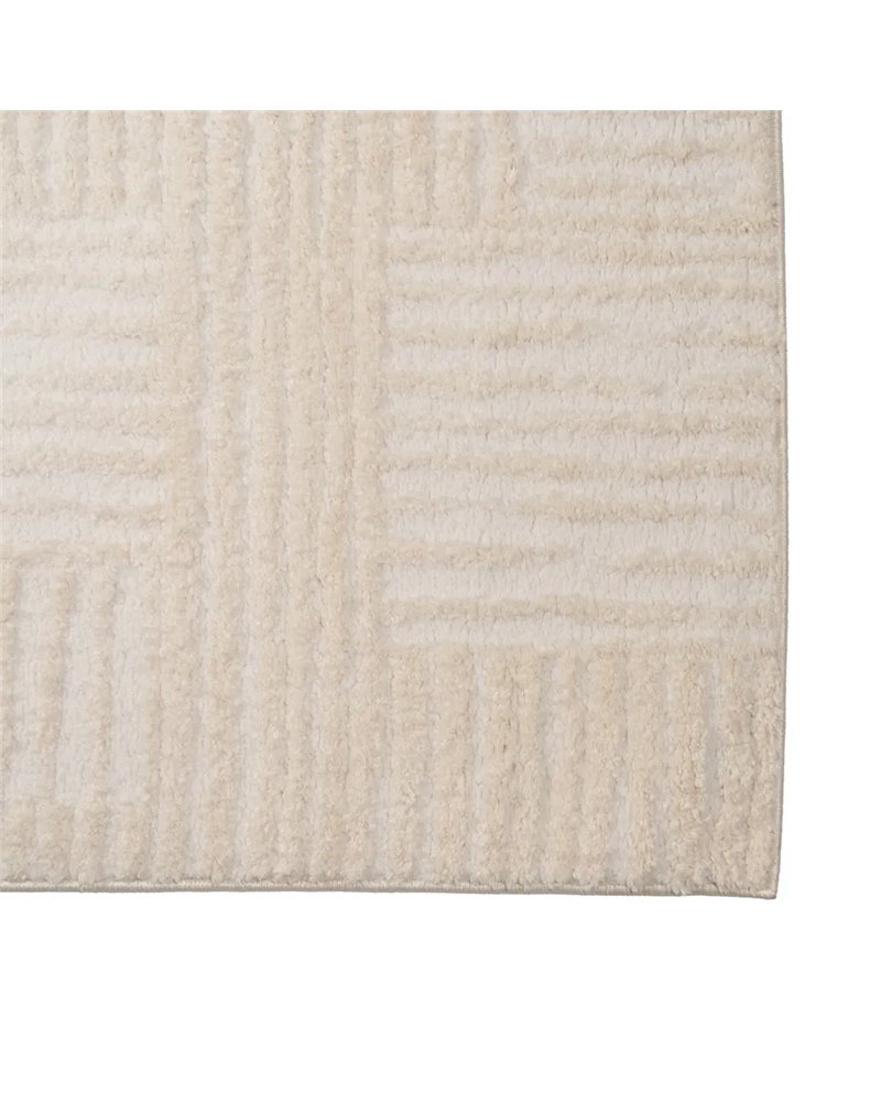 ALFOMBRA BEIGE 60%POLIÉSTER- 40% JUTE 160 X 230 CM