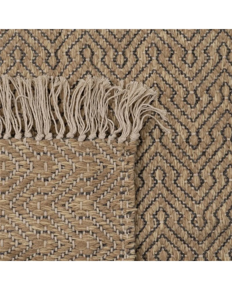 ALFOMBRA NATURAL LANA-YUTE 160 X 240 CM