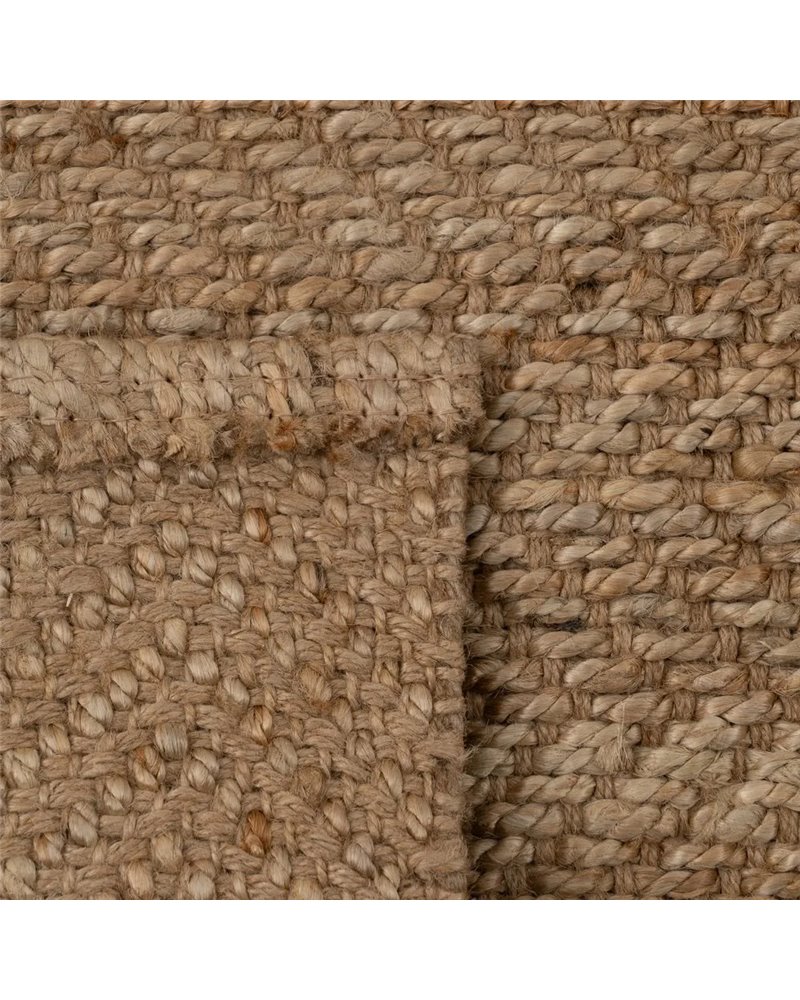 ALFOMBRA ESPIGA NATURAL YUTE 80 X 150 CM