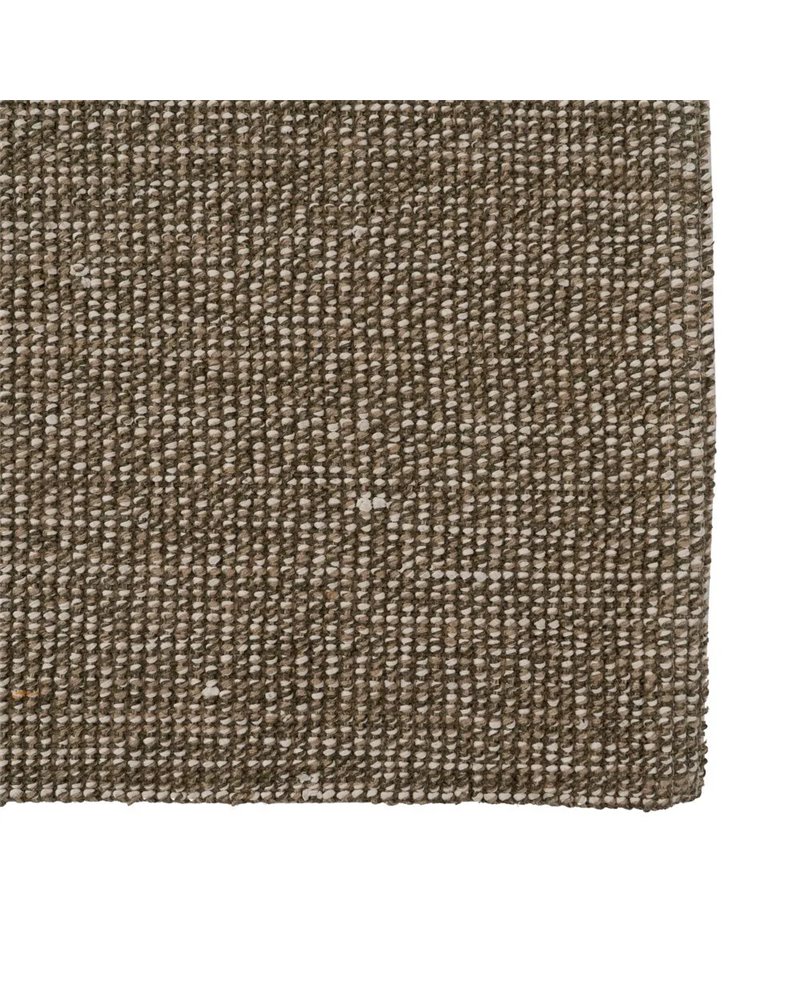 ALFOMBRA JASPEADO VERDE YUTE-ALGODÓN 160 X 240 CM