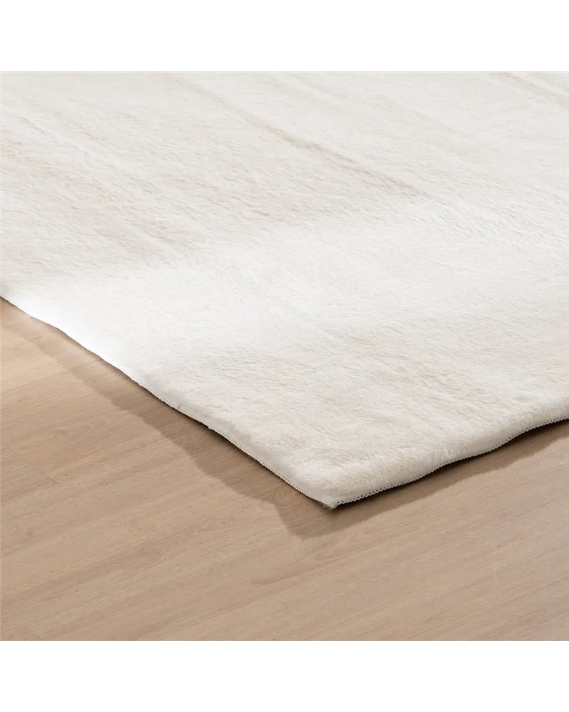 ALFOMBRA BLANCO POLIESTER 160 X 2,70 X 230 CM