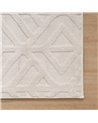 ALFOMBRA GEOMÉTRICO CRUDO POLIESTER 160 X 1,70 X 230 CM