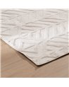 ALFOMBRA GEOMÉTRICO CRUDO POLIESTER 200 X 1,70 X 300 CM