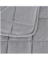 COLCHA GRIS POLIESTER DORMITORIO 270 X 280 CM
