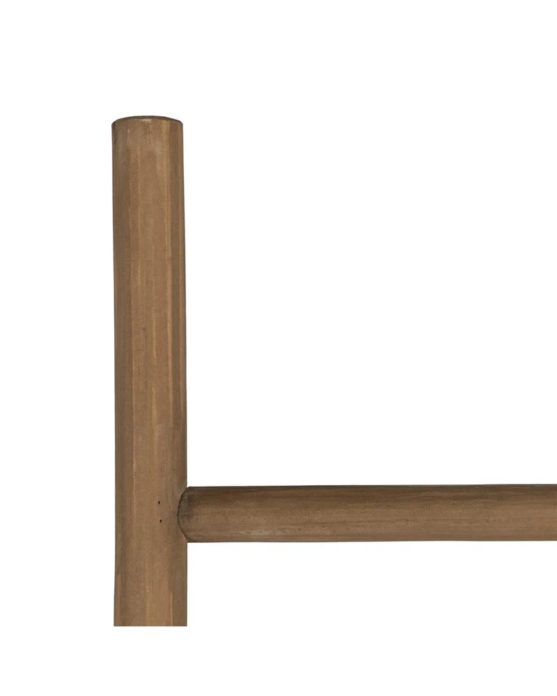ESCALERA NATURAL MADERA DECORACIÓN 48 X 5 X 189 CM