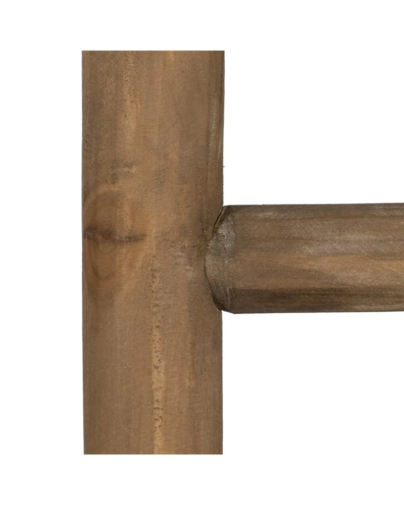 ESCALERA NATURAL MADERA DECORACIÓN 48 X 5 X 189 CM