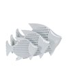 FIGURA PEZ BLANCO METAL 39 X 5 X 29 CM