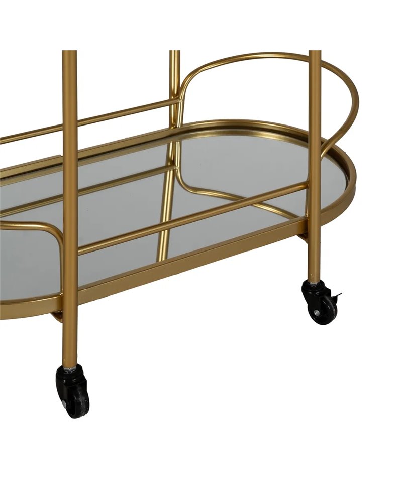 CAMARERA DORADO METAL DECORACIÓN 65,50 X 33 X 80 CM