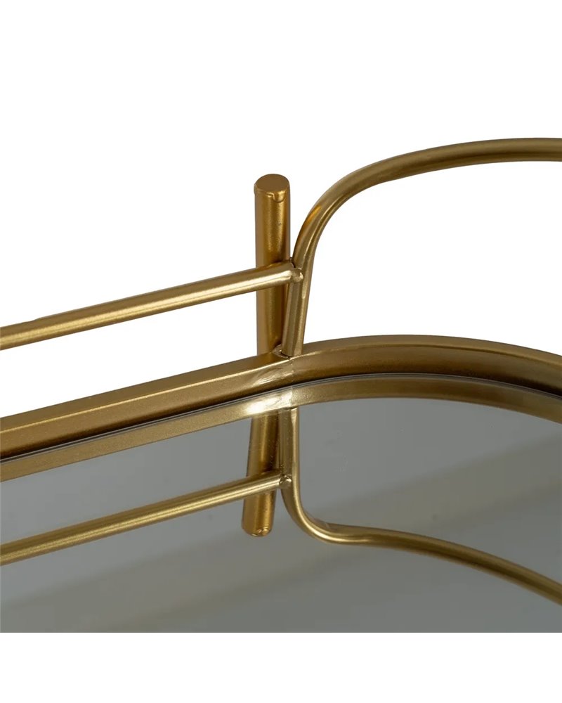 CAMARERA DORADO METAL DECORACIÓN 65,50 X 33 X 80 CM