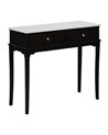CONSOLA NEGRO MÁRMOL-DM 90 X 33 X 76 CM