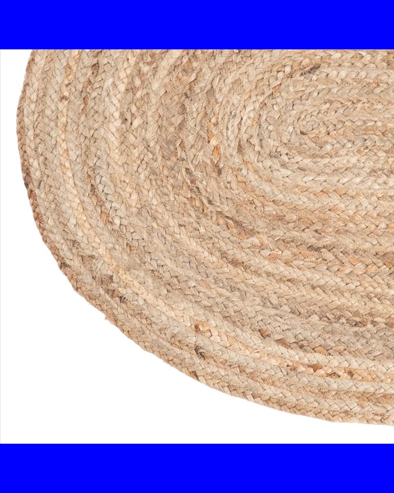 ALFOMBRA NATURAL YUTE DECORACIÓN 170 X 70 CM
