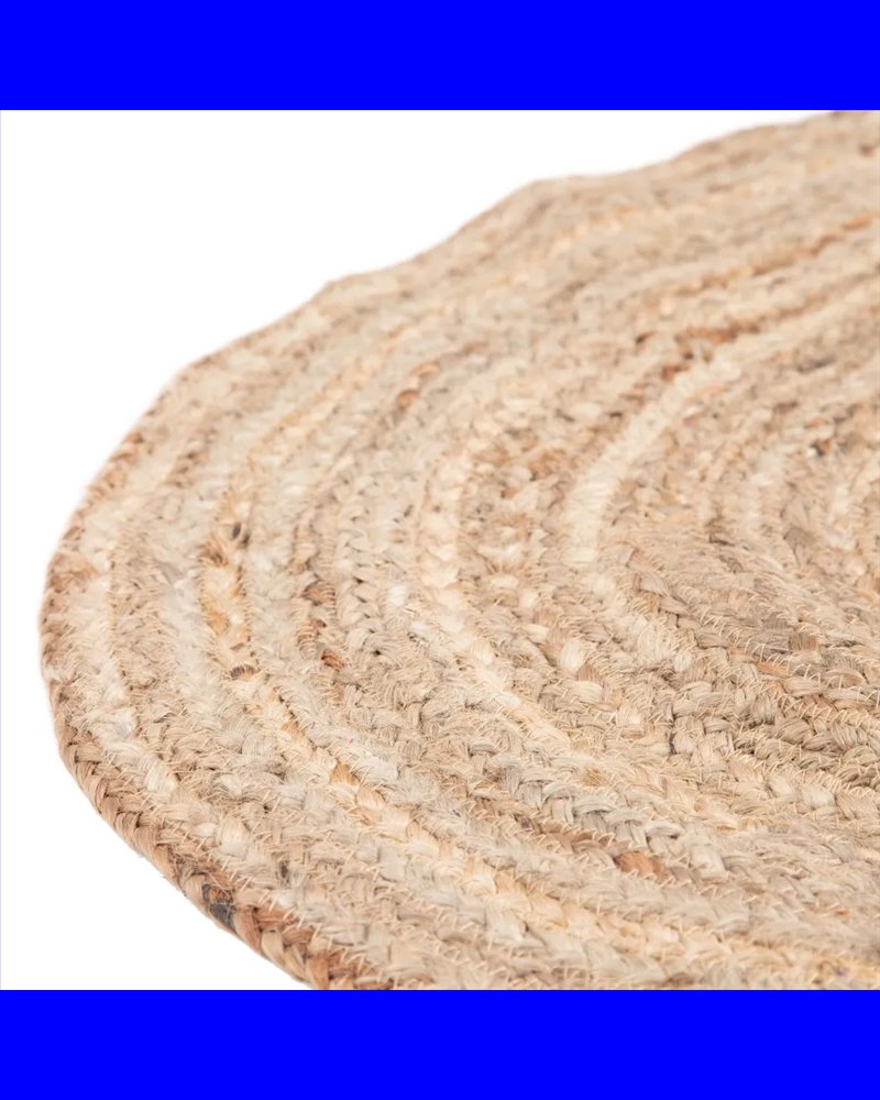 ALFOMBRA NATURAL YUTE DECORACIÓN 170 X 70 CM