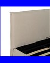 CAMA CANAPÉ BEIGE TEJIDO DORMITORIO 196 X 215 X 96 CM