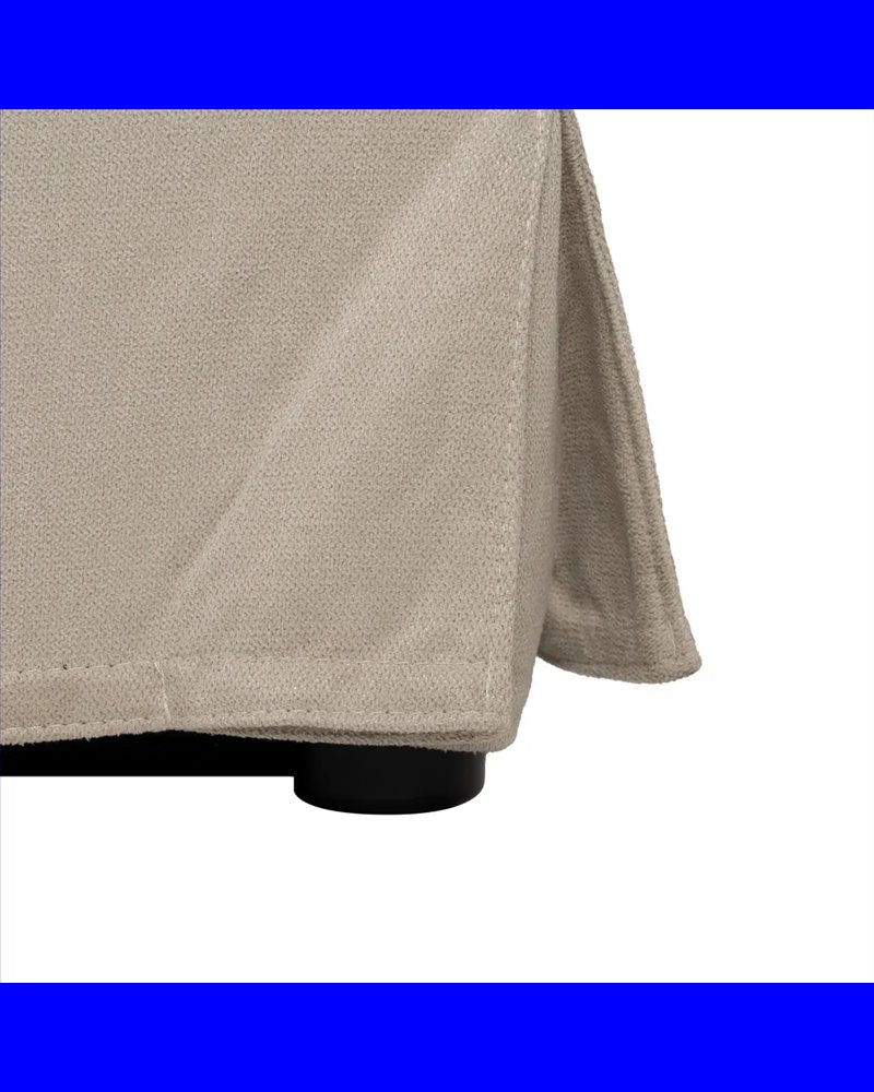 CAMA CANAPÉ BEIGE TEJIDO DORMITORIO 196 X 215 X 96 CM
